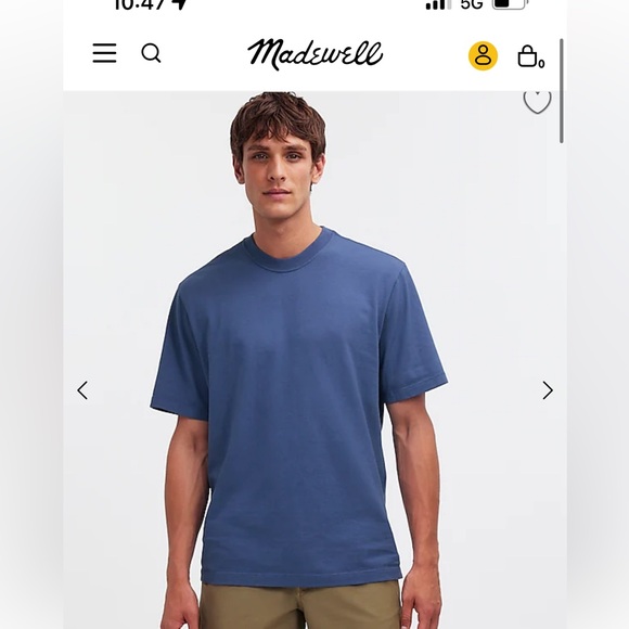 Madewell Relaxed Tee. BRAND NEW!! Unwashed and unworn. - Picture 1 of 1